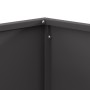 Hoguera Cuadrada Negra 60x60x30 cm de Acero de , Chimeneas - Ref: Foro24-858966, Precio: 66,25 €, Descuento: %