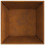 Hoguera Cuadrada 60x60x30 cm de Acero Resistente a la Intemperie de , Chimeneas - Ref: Foro24-858967, Precio: 57,75 €, Descue...
