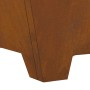 Hoguera Cuadrada 60x60x30 cm de Acero Resistente a la Intemperie de , Chimeneas - Ref: Foro24-858967, Precio: 57,75 €, Descue...