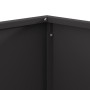 Hoguera Cuadrada Negra 80x80x40 cm de Acero de , Chimeneas - Ref: Foro24-858968, Precio: 87,80 €, Descuento: -5%%