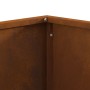 Fogata Cuadrada 80x80x40 cm Acero Resistente a la Intemperie de , Chimeneas - Ref: Foro24-858969, Precio: 89,60 €, Descuento: %