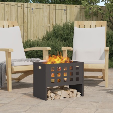 Hoguera Rectangular  Negra 50x30x40 cm Acero | Foro24.es | Tu tienda online para hogar, jardín y más Foro24.es