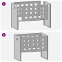 Hoguera Rectangular  Negra 50x30x40 cm Acero | Foro24.es | Tu tienda online para hogar, jardín y más Foro24.es