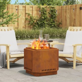 Fogata sin humo 58x58x51 cm de acero resistente al clima de , Chimeneas - Ref: Foro24-858975, Precio: 110,58 €, Descuento: %