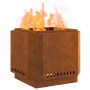 Fogata sin humo 58x58x51 cm de acero resistente al clima de , Chimeneas - Ref: Foro24-858975, Precio: 110,58 €, Descuento: %