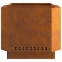Fogata sin humo 58x58x51 cm de acero resistente al clima de , Chimeneas - Ref: Foro24-858975, Precio: 110,58 €, Descuento: %
