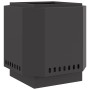 Fogata Sin Humo negra 48x48x51 cm, de acero de , Chimeneas - Ref: Foro24-858976, Precio: 101,00 €, Descuento: %
