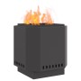Fogata Sin Humo negra 48x48x51 cm, de acero de , Chimeneas - Ref: Foro24-858976, Precio: 101,00 €, Descuento: %