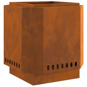 Fogón Sin Humo 48x48x51 cm de Acero Resistente a la Intemperie de , Chimeneas - Ref: Foro24-858977, Precio: 90,83 €, Descuent...