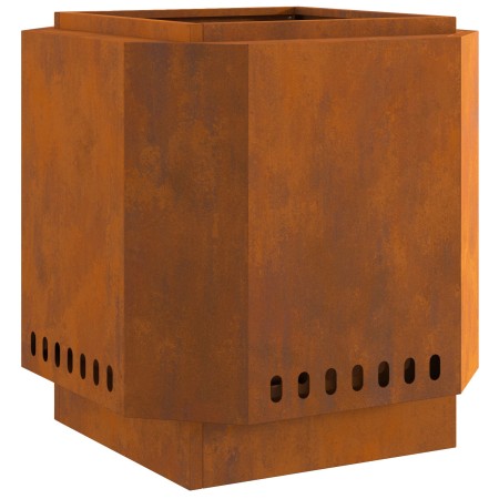 Fogón Sin Humo 48x48x51 cm de Acero Resistente a la Intemperie de , Chimeneas - Ref: Foro24-858977, Precio: 90,83 €, Descuent...