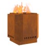 Fogón Sin Humo 48x48x51 cm de Acero Resistente a la Intemperie de , Chimeneas - Ref: Foro24-858977, Precio: 90,83 €, Descuent...