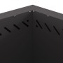 Hoguera Sin Humo Hexagonal Negra 58x58x51 cm Acero de , Chimeneas - Ref: Foro24-858980, Precio: 114,24 €, Descuento: -5%%