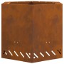 Hoguera Sin Humo Hexagonal 58x58x51 cm Acero Resistente a la Intemperie de , Chimeneas - Ref: Foro24-858981, Precio: 102,40 €...