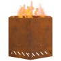 Hoguera Sin Humo Hexagonal 58x58x51 cm Acero Resistente a la Intemperie de , Chimeneas - Ref: Foro24-858981, Precio: 102,40 €...