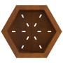 Hoguera Sin Humo Hexagonal 58x58x51 cm Acero Resistente a la Intemperie de , Chimeneas - Ref: Foro24-858981, Precio: 102,40 €...