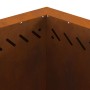 Hoguera Sin Humo Hexagonal 58x58x51 cm Acero Resistente a la Intemperie de , Chimeneas - Ref: Foro24-858981, Precio: 102,40 €...