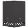 Hoguera Sin Humo Hexagonal Negra 48x48x51 cm Acero de , Chimeneas - Ref: Foro24-858982, Precio: 98,83 €, Descuento: %