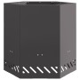 Hoguera Sin Humo Hexagonal Negra 48x48x51 cm Acero de , Chimeneas - Ref: Foro24-858982, Precio: 98,83 €, Descuento: %