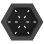 Hoguera Sin Humo Hexagonal Negra 48x48x51 cm Acero de , Chimeneas - Ref: Foro24-858982, Precio: 98,83 €, Descuento: %