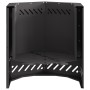 Hoguera Sin Humo Hexagonal Negra 48x48x51 cm Acero de , Chimeneas - Ref: Foro24-858982, Precio: 98,83 €, Descuento: %