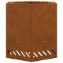 Hoguera Sin Humo Hexagonal 48x48x51 cm Acero Resistente a la Intemperie | Foro24.es | Tu tienda online para hogar, jardín y más Foro24.es