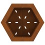 Hoguera Sin Humo Hexagonal 48x48x51 cm Acero Resistente a la Intemperie | Foro24.es | Tu tienda online para hogar, jardín y más Foro24.es