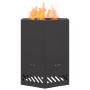 Fogón Sin Humo Hexagonal Negro 38x38x51 cm Acero | Foro24.es | Tu tienda online para hogar, jardín y más Foro24.es