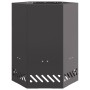 Fogón Sin Humo Hexagonal Negro 38x38x51 cm Acero | Foro24.es | Tu tienda online para hogar, jardín y más Foro24.es