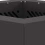 Fogón Sin Humo Hexagonal Negro 38x38x51 cm Acero | Foro24.es | Tu tienda online para hogar, jardín y más Foro24.es