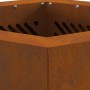 Hoguera Sin Humo Hexagonal 38x38x51 cm Acero Resistente a la Intemperie | Foro24.es | Tu tienda online para hogar, jardín y más Foro24.es