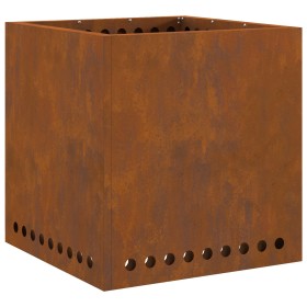 Fogata Sin Humo Cuadrada 48x48x50 cm Acero Resistente a la Intemperie de , Chimeneas - Ref: Foro24-858987, Precio: 99,81 €, D...