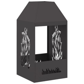 Comprar Hoguera Negra 50x50x100 cm Acero