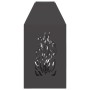 Hoguera  Negra 50x50x100 cm Acero | Foro24.es | Tu tienda online para hogar, jardín y más Foro24.es