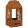 Hoguera 50x50x100 cm de acero resistente a la intemperie de , Chimeneas - Ref: Foro24-858991, Precio: 112,71 €, Descuento: -5%%
