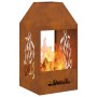 Hoguera 50x50x100 cm de acero resistente a la intemperie de , Chimeneas - Ref: Foro24-858991, Precio: 112,71 €, Descuento: -5%%