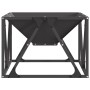 Fogón Cuadrado Negro 50x50x35 cm Acero | Foro24.es | Tu tienda online para hogar, jardín y más Foro24.es