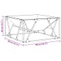 Hoguera Cuadrada Negra 80x80x40 cm de Acero | Foro24.es | Tu tienda online para hogar, jardín y más Foro24.es