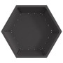 Fogón Hexagonal Negro 75x75x28 cm Acero de , Chimeneas - Ref: Foro24-858996, Precio: 105,89 €, Descuento: %