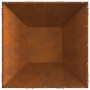Fogata Cuadrada 80x80x40 cm Acero Corroso de , Chimeneas - Ref: Foro24-858995, Precio: 98,95 €, Descuento: -5%%
