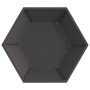 Fogata Hexagonal Negra 100x100x28 cm Acero de , Chimeneas - Ref: Foro24-858998, Precio: 134,81 €, Descuento: %