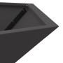 Fogata Hexagonal Negra 100x100x28 cm Acero de , Chimeneas - Ref: Foro24-858998, Precio: 134,81 €, Descuento: %