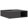 Hoguera con Almacenamiento de Leña Negro 100x100x30 cm Acero de , Chimeneas - Ref: Foro24-859000, Precio: 194,75 €, Descuento: %