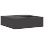 Hoguera con Almacenamiento de Leña Negro 100x100x30 cm Acero de , Chimeneas - Ref: Foro24-859000, Precio: 194,75 €, Descuento: %