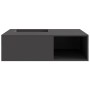 Hoguera con Almacenamiento de Leña Negro 100x100x30 cm Acero de , Chimeneas - Ref: Foro24-859000, Precio: 194,75 €, Descuento: %
