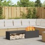 Hoguera con Almacenamiento para Troncos Negro 160x45x35 cm Acero de , Chimeneas - Ref: Foro24-859002, Precio: 176,87 €, Descu...