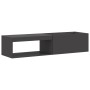 Hoguera con Almacenamiento para Troncos Negro 160x45x35 cm Acero de , Chimeneas - Ref: Foro24-859002, Precio: 176,87 €, Descu...