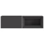 Hoguera con Almacenamiento para Troncos Negro 160x45x35 cm Acero de , Chimeneas - Ref: Foro24-859002, Precio: 176,87 €, Descu...