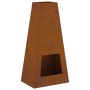 Hoguera 50x35x100 cm de acero envejecido de , Chimeneas - Ref: Foro24-859005, Precio: 95,86 €, Descuento: %