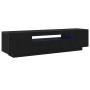 Mueble para TV con luces LED Negro Roble 160x35x40 cm Madera de calidad de , Muebles TV - Ref: Foro24-861103, Precio: 126,84 ...