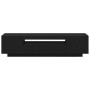 Mueble para TV con luces LED Negro Roble 160x35x40 cm Madera de calidad de , Muebles TV - Ref: Foro24-861103, Precio: 126,84 ...